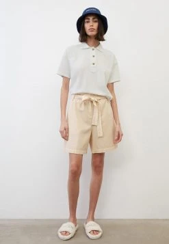 Marc O'Polo Damen PAPERBAG STYLE, WIDE LEG - Shorts - Dusty Field
