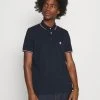 Marc O'Polo Herren SHORT SLEEVE CONTRAST TIPPING - Poloshirt - Total Eclipse