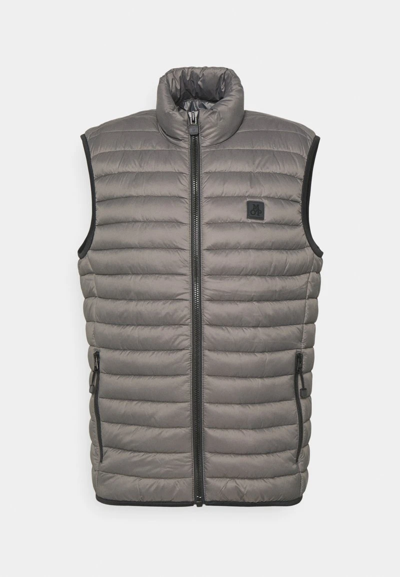 Marc O'Polo VEST REGULAR FIT VISLON ZIPPE - Weste - Flint Stone | Herren 5 Marc O'Polo VEST REGULAR FIT VISLON ZIPPE - Weste - Flint Stone | Herren – Bild 5