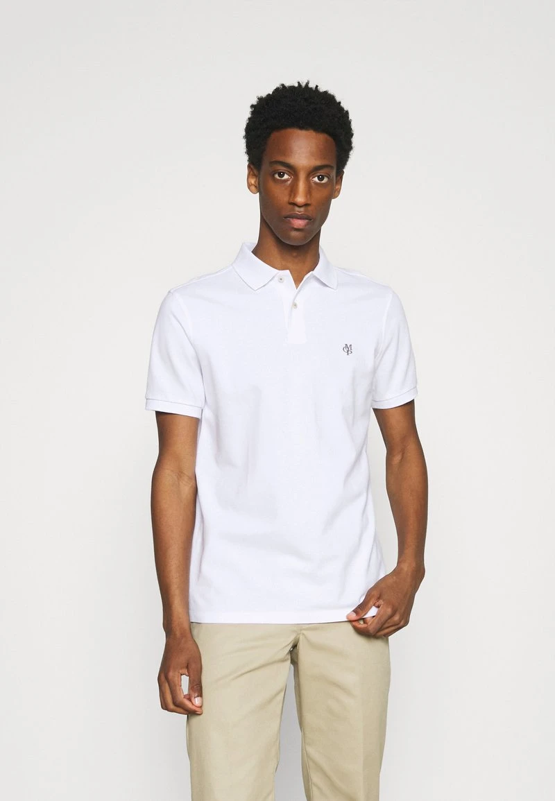 Marc O'Polo Herren SHORT SLEEVE BUTTON - Poloshirt - White 1 Marc O'Polo Herren SHORT SLEEVE BUTTON - Poloshirt - White