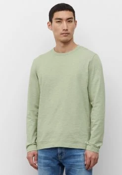 Marc O'Polo Herren SOFTER SLUB - Langarmshirt - Pistachio Gray