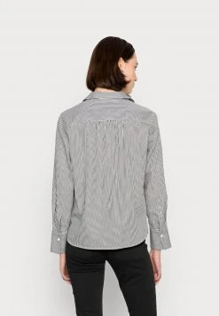 Marc O'Polo BLOUSE LONG SLEEVE SMALL SHAPE KENT COLLAR FLAP POCKET - Bluse - White/black | Damen -Marc O'Polo Verkäufe 85d276e590b54cc6b71dc3cf8e3e6d80