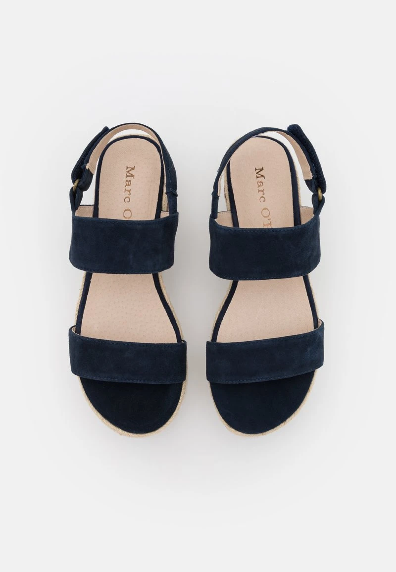 Marc O'Polo TROPEZ - Plateausandalette - Navy | Damen 6 Marc O'Polo TROPEZ - Plateausandalette - Navy | Damen – Bild 6