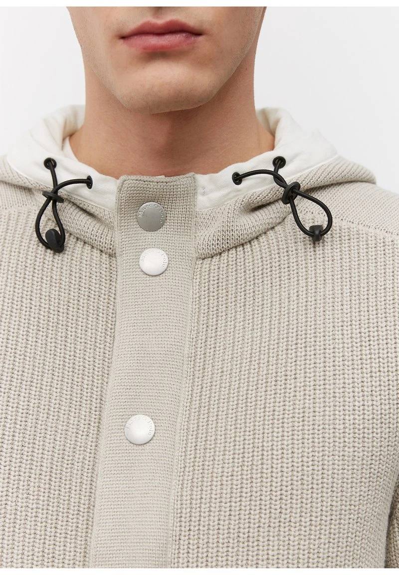 Marc O'Polo Strickjacke - Gray Silk | Herren 5 Marc O'Polo Strickjacke - Gray Silk | Herren – Bild 5