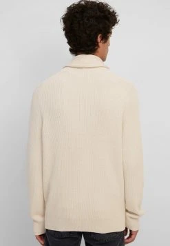 Marc O'Polo AUS HOCHWERTIGEM MIX - Strickjacke - Linen White | Herren -Marc O'Polo Verkäufe 8774d24683754b728dc3f18db7ae8beb
