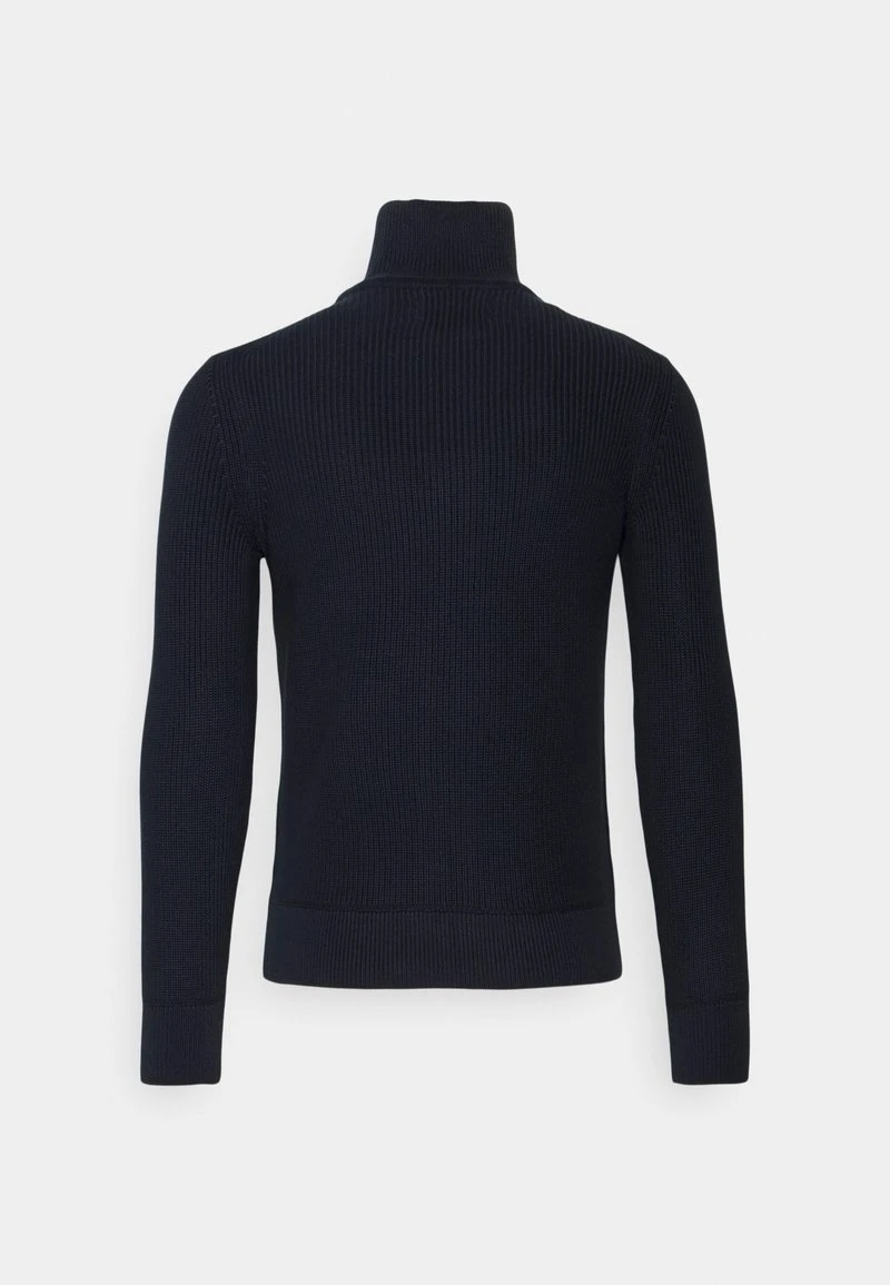 Marc O'Polo CARDIGAN STAND UP COLLAR - Strickjacke - Dark Navy | Herren 2 Marc O'Polo CARDIGAN STAND UP COLLAR - Strickjacke - Dark Navy | Herren – Bild 2