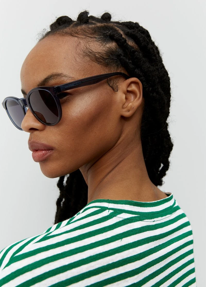 Marc O'Polo Damen LOOSE - T-Shirt Print - Multi Preppy Green 4 Marc O'Polo Damen LOOSE - T-Shirt Print - Multi Preppy Green – Bild 4