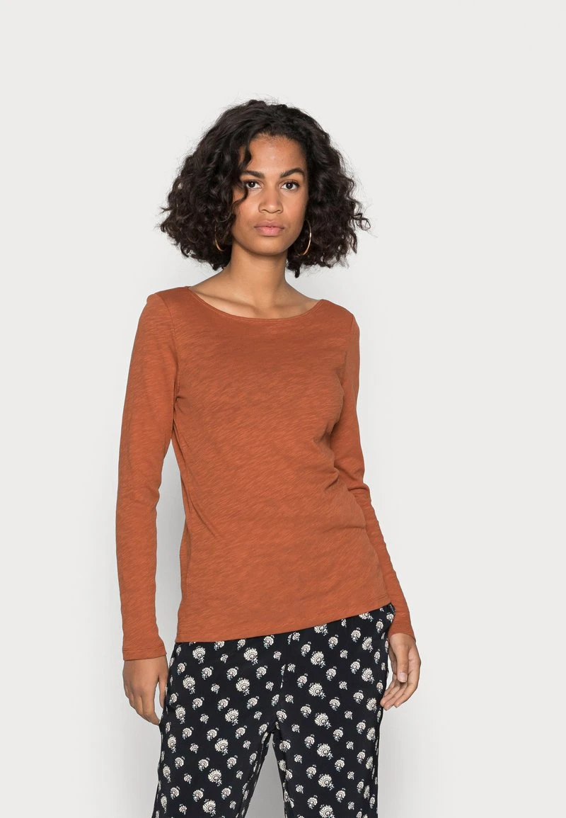 Marc O'Polo LONG SLEEVE BOAT NECK - Langarmshirt - Rustic Orange | Damen 1 Marc O'Polo LONG SLEEVE BOAT NECK - Langarmshirt - Rustic Orange | Damen
