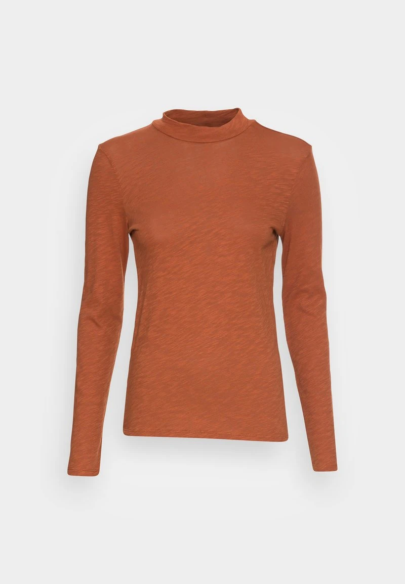 Marc O'Polo HIGH NECK LONG SLEEVE - Langarmshirt - Rustic Orange | Damen 4 Marc O'Polo HIGH NECK LONG SLEEVE - Langarmshirt - Rustic Orange | Damen – Bild 4