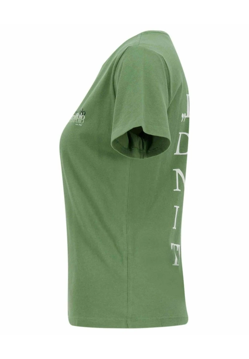 Marc O'Polo SHORT SLEEVE PLACED PRINT - T-Shirt Print - Khaki | Damen 2 Marc O'Polo SHORT SLEEVE PLACED PRINT - T-Shirt Print - Khaki | Damen – Bild 2