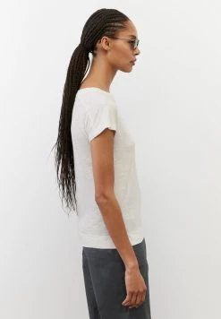 Marc O'Polo T-Shirt Print - White Cotton | Damen -Marc O'Polo Verkäufe 8ab41b860c164402b65514ec810cf8a8