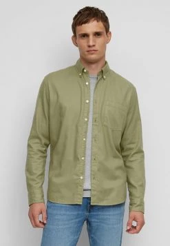 Marc O'Polo LONG SLEEVE ONE POCKET STITCHED GENUINE PLACKET - Hemd - Avery Fern | Herren
