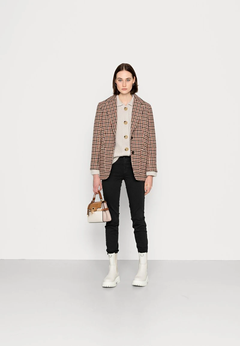 Marc O'Polo CARDIGAN LONGSLEEVE COLLAR BUTTON CLOSURE - Strickjacke - Stone Powder | Damen 2 Marc O'Polo CARDIGAN LONGSLEEVE COLLAR BUTTON CLOSURE - Strickjacke - Stone Powder | Damen – Bild 2