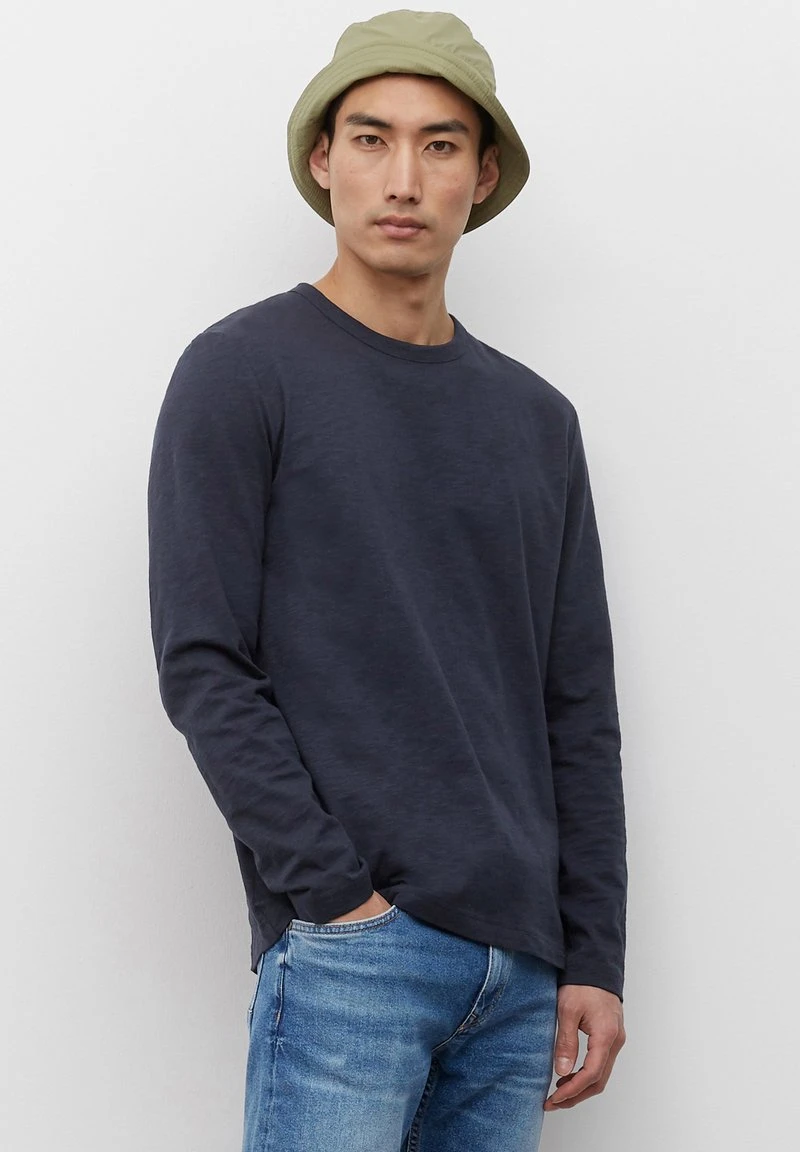 Marc O'Polo SOFTER SLUB - Langarmshirt - Dark Navy | Herren 1 Marc O'Polo SOFTER SLUB - Langarmshirt - Dark Navy | Herren