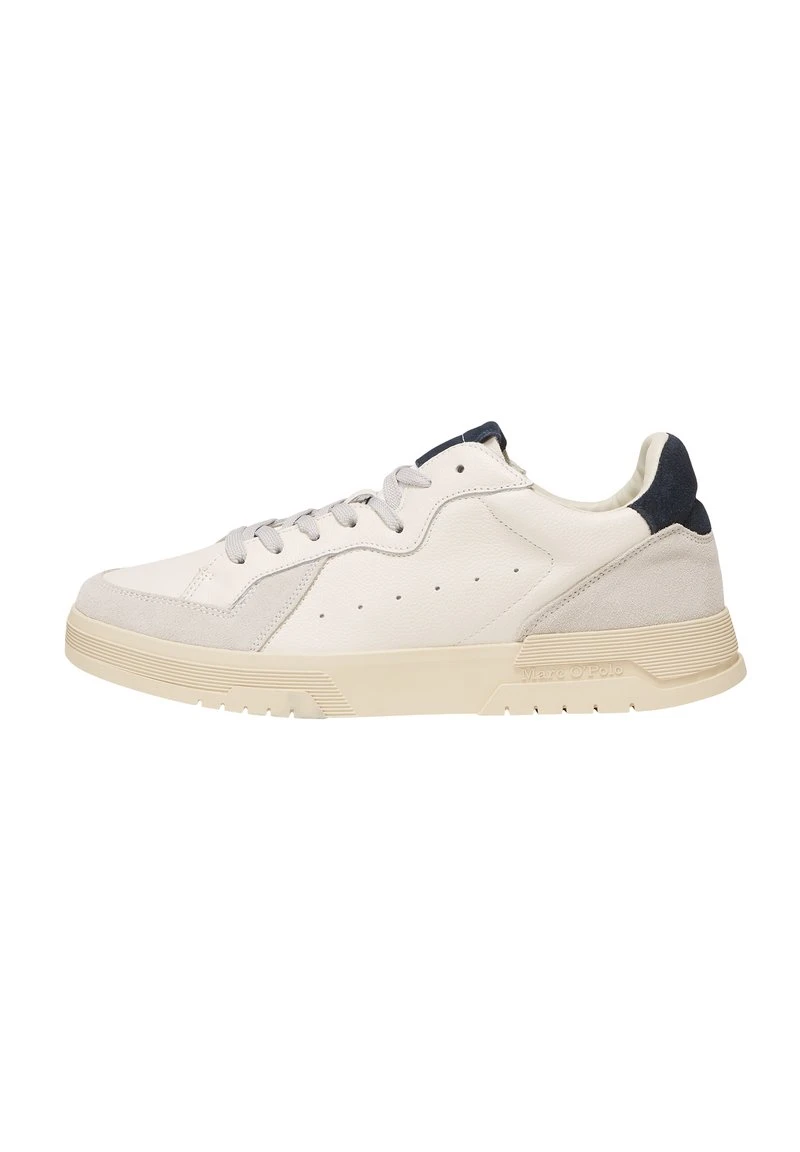 Marc O'Polo Herren SOFTEM RINDSLEDER - Sneaker Low - White/navy 1 Marc O'Polo Herren SOFTEM RINDSLEDER - Sneaker Low - White/navy