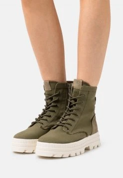 Marc O'Polo JESSY - Plateaustiefelette - Oliv | Damen