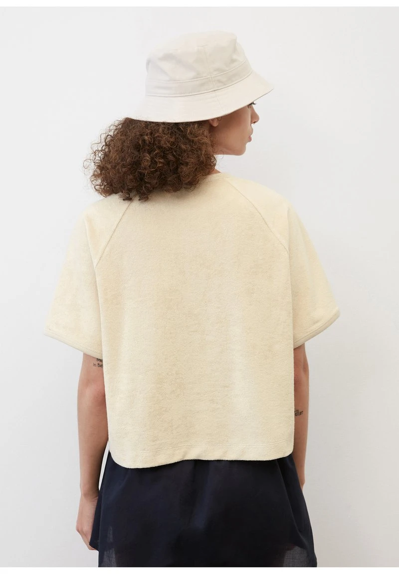 Marc O'Polo KURZARM AUS ORGANIC MIX - T-Shirt Basic - Dusty Field | Damen 3 Marc O'Polo KURZARM AUS ORGANIC MIX - T-Shirt Basic - Dusty Field | Damen – Bild 3