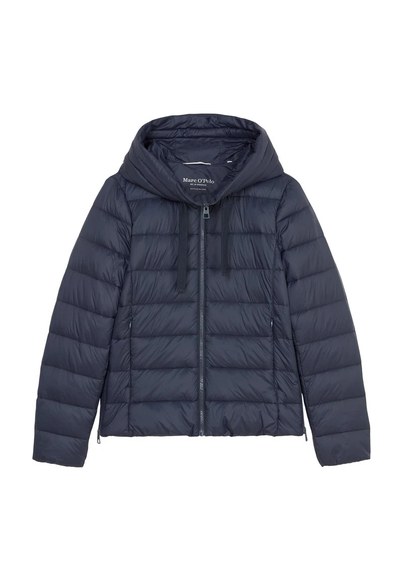 Marc O'Polo SP, RECYCLED NO DOWN, RECYCLED, FIX HOOD, WELT POCKET - Übergangsjacke - Midnight Blue | Damen 3 Marc O'Polo SP, RECYCLED NO DOWN, RECYCLED, FIX HOOD, WELT POCKET - Übergangsjacke - Midnight Blue | Damen – Bild 3