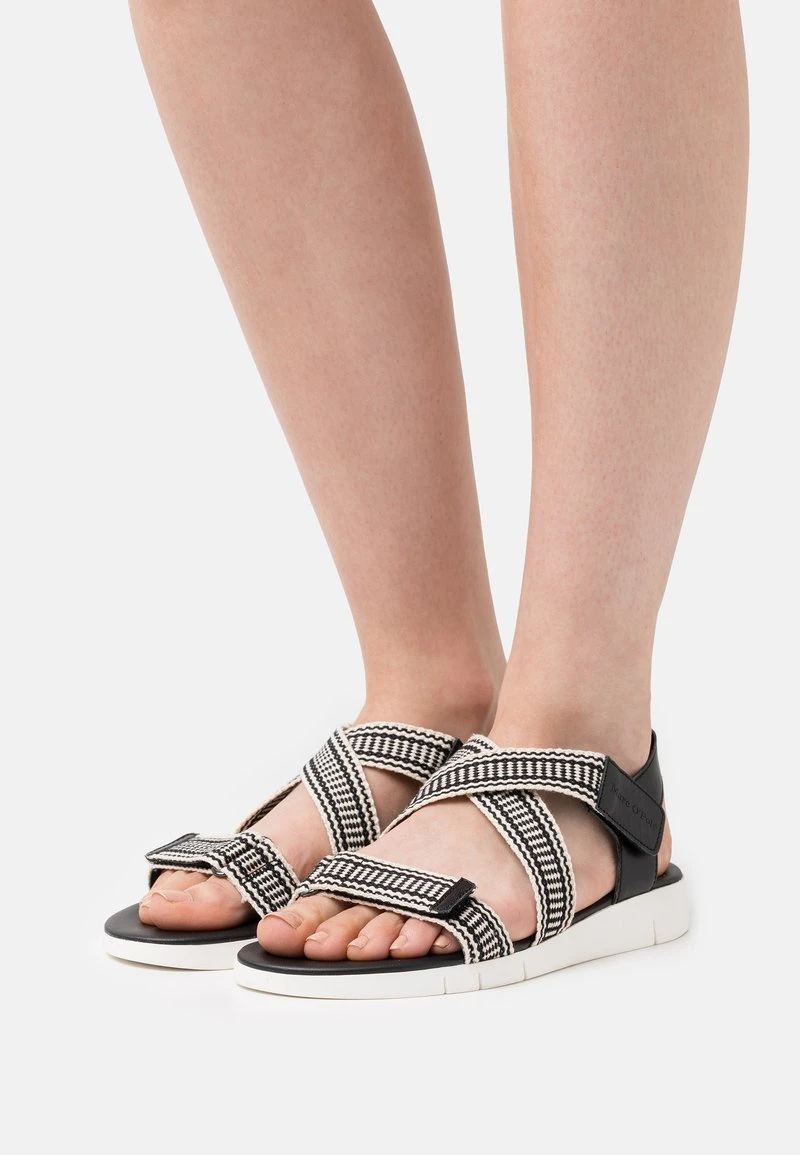 Marc O'Polo Damen VITTORIA - Riemensandalette - Black/beige 1 Marc O'Polo Damen VITTORIA - Riemensandalette - Black/beige