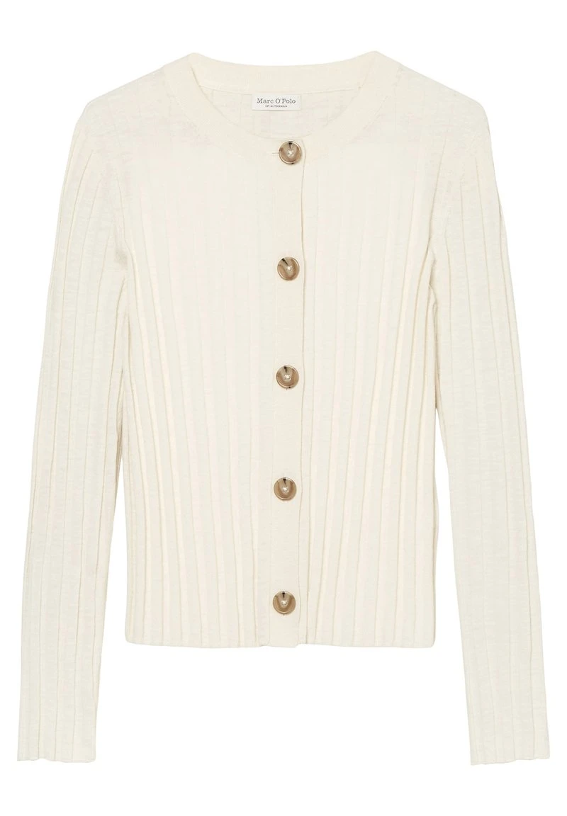 Marc O'Polo Strickjacke - White Cotton | Damen 1 Marc O'Polo Strickjacke - White Cotton | Damen