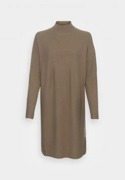 Marc O'Polo DRESS SHORTSLEEVE ROUND-NECK RICE CORN STRUCTURE - Strickkleid - Nutshell Brown | Damen -Marc O'Polo Verkäufe 947e8685e18046958b60e9d5b35bafef