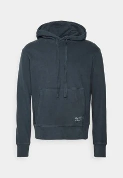 Marc O'Polo LONG SLEEVE ARTWORK - Kapuzenpullover - Dark Navy | Herren