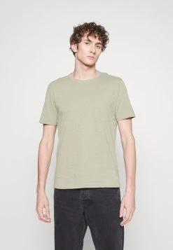 Marc O'Polo SHORT SLEEVE CREW NECK CHEST POCKET PLACED - T-Shirt Basic - Petrified Oak | Herren