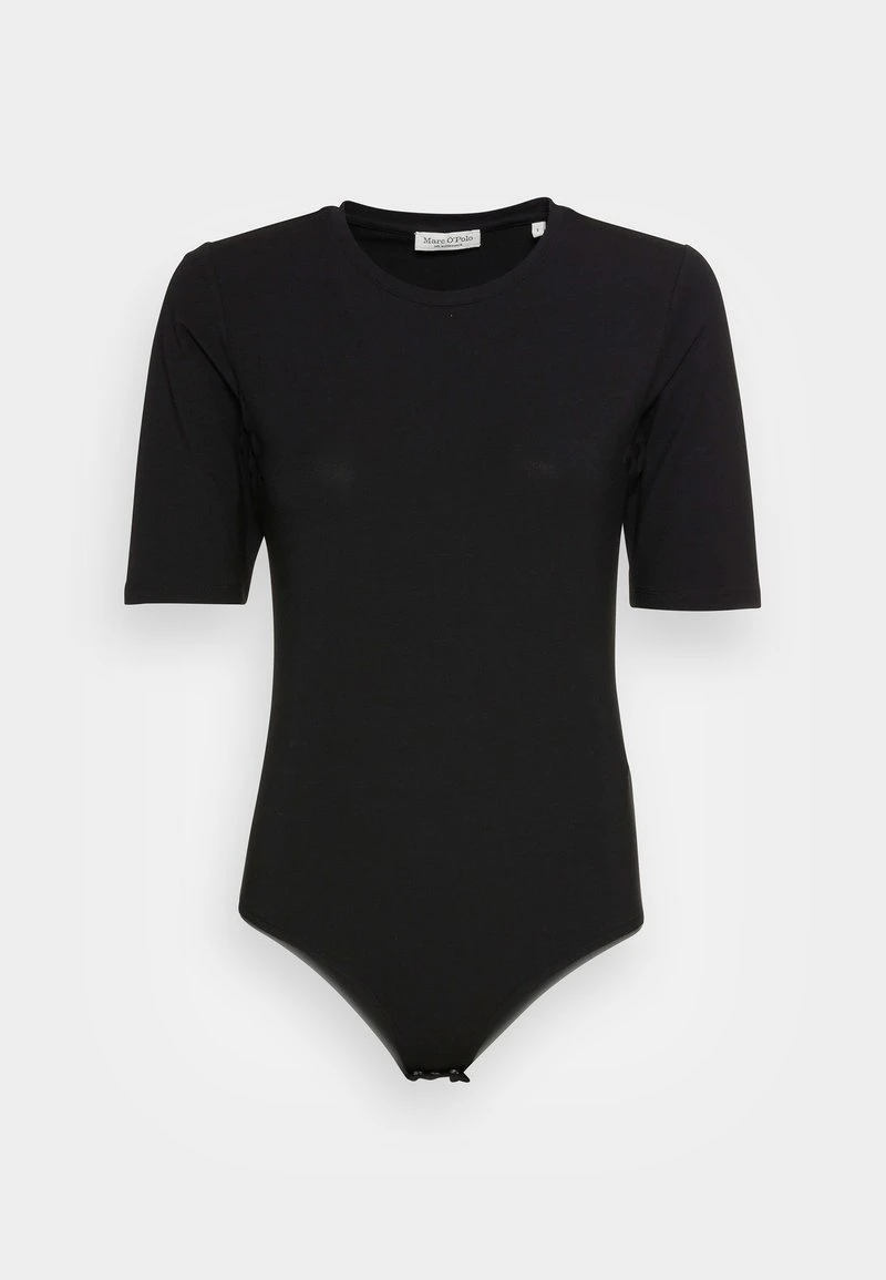 Marc O'Polo Damen SHORT SLEEVES ROUND NECK - T-Shirt Basic - Black 4 Marc O'Polo Damen SHORT SLEEVES ROUND NECK - T-Shirt Basic - Black – Bild 4