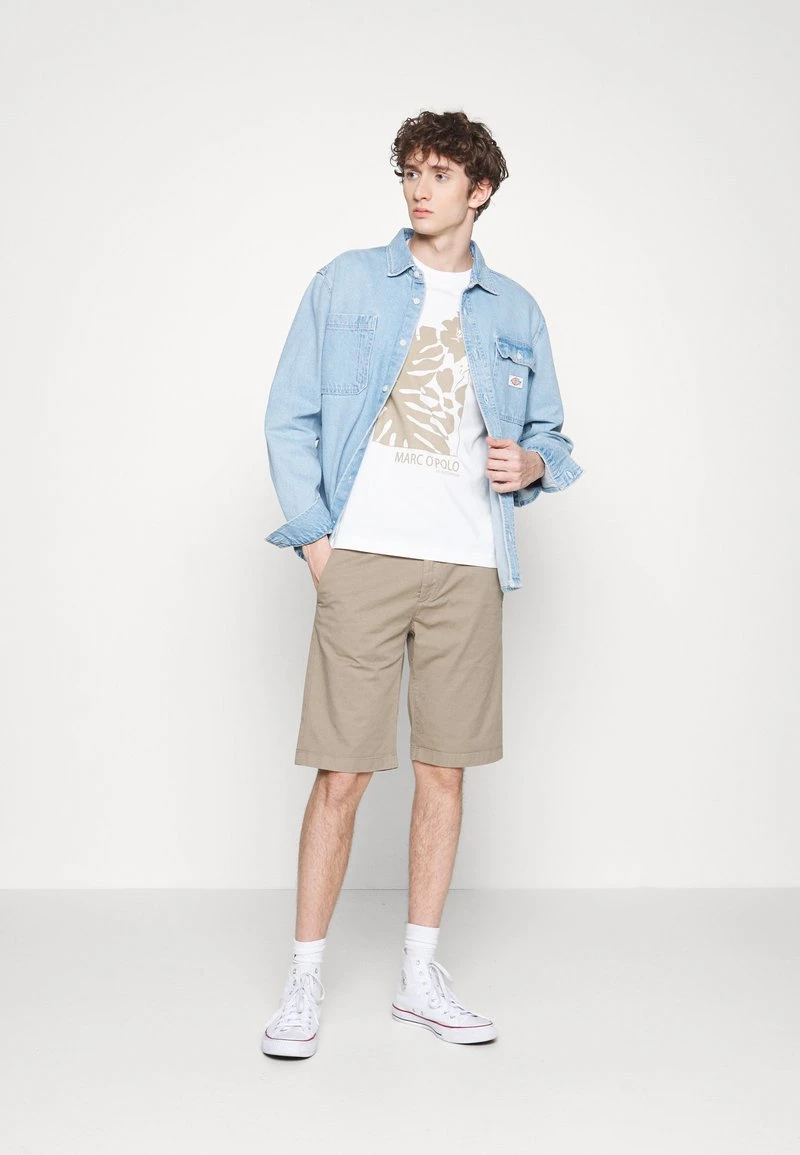 Marc O'Polo T-Shirt Print - Egg White | Herren 2 Marc O'Polo T-Shirt Print - Egg White | Herren – Bild 2