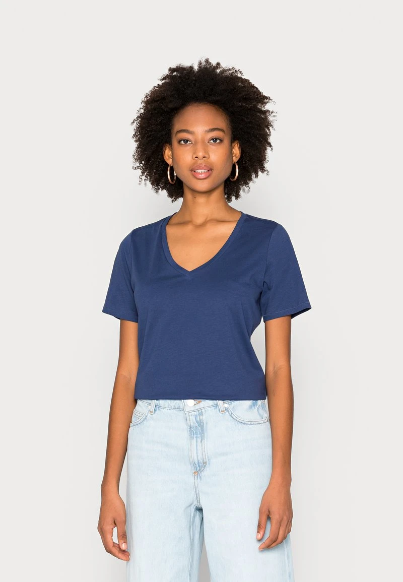 T-Shirt basic - noble blue Marc O'Polo T-Shirt Basic - Noble Blue | Damen -Marc O'Polo Verkäufe 98404148d0224c4b8f46fc4d41192111