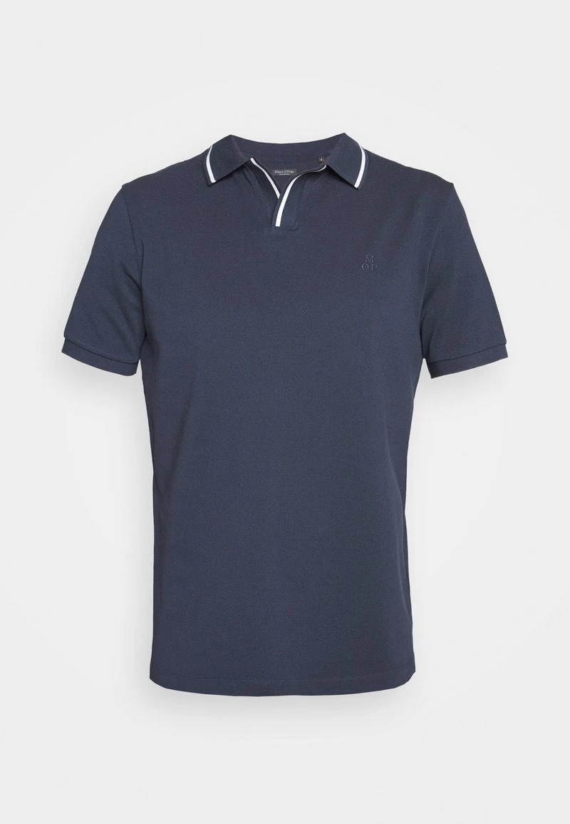 Marc O'Polo TIPPING AND UNDERPLACKET - Poloshirt - Dark Navy | Herren 5 Marc O'Polo TIPPING AND UNDERPLACKET - Poloshirt - Dark Navy | Herren – Bild 5