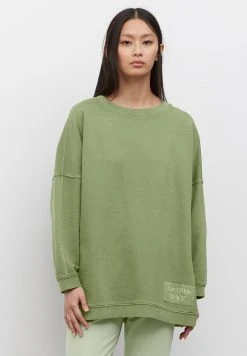 Marc O'Polo AUS REINER QUALIT - Sweatshirt - Green Leaf | Damen