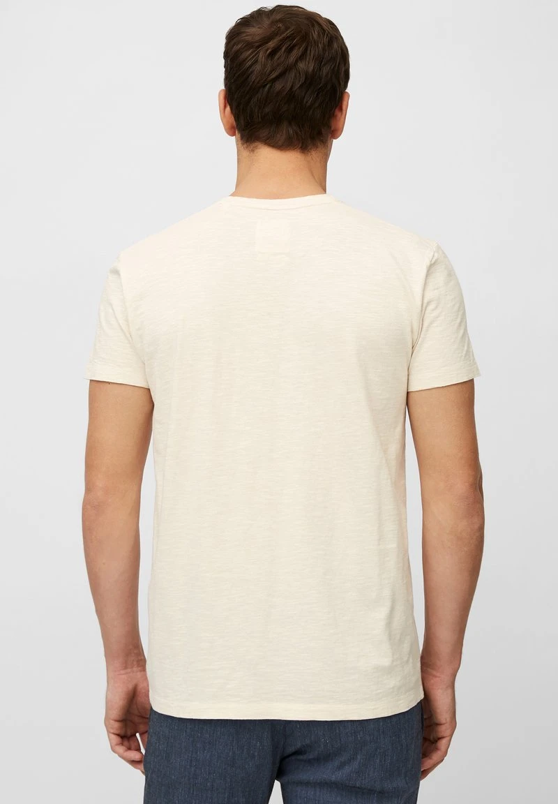 Marc O'Polo T-Shirt Basic - Multi/linen White | Herren 3 Marc O'Polo T-Shirt Basic - Multi/linen White | Herren – Bild 3