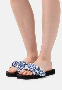 Marc O'Polo MONIKA - Pantolette Flach - Blue/white | Damen