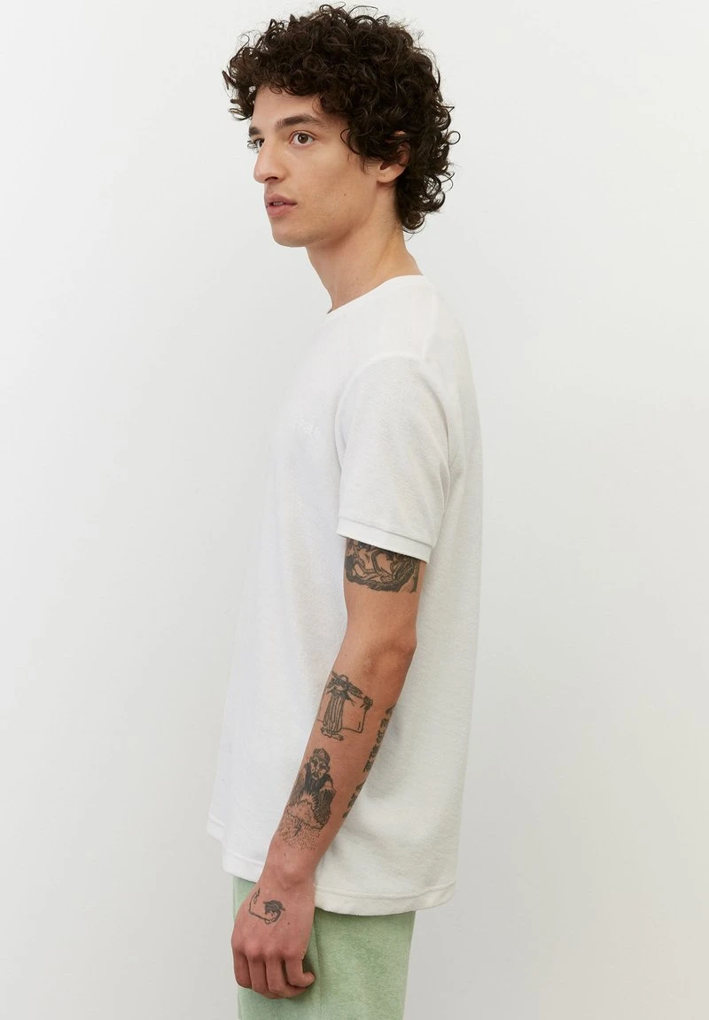 Marc O'Polo SHORT SLEEVE - T-Shirt Basic - White | Herren 3 Marc O'Polo SHORT SLEEVE - T-Shirt Basic - White | Herren – Bild 3