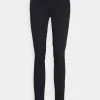 Marc O'Polo 5 POCKET MID WAIST SLIM LEG - Stoffhose - Dark Blue | Damen