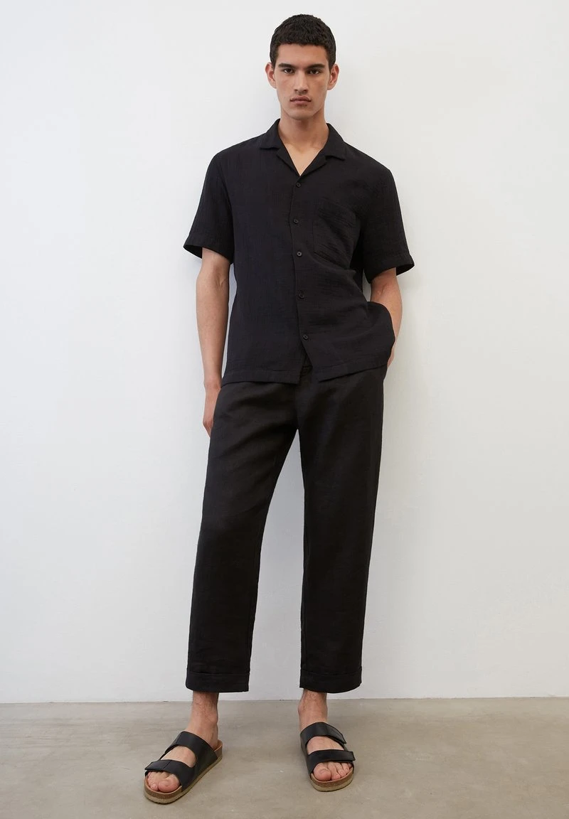 Marc O'Polo KURZARM AUS REINEM ORGANIC - Hemd - Black | Herren 5 Marc O'Polo KURZARM AUS REINEM ORGANIC - Hemd - Black | Herren – Bild 5