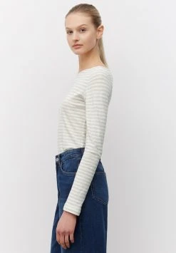 Marc O'Polo BOAT NECK - Langarmshirt - Stone Powder | Damen -Marc O'Polo Verkäufe 9d1c63f190334b62a9fca8d7ed1e131a