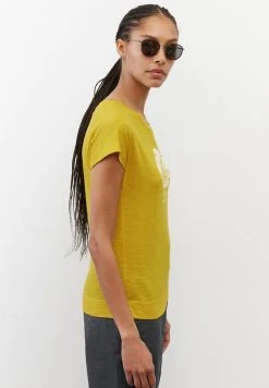 Marc O'Polo Damen T-Shirt Print - Lemon Curry -Marc O'Polo Verkäufe 9d331c5ea81b4d1f88193a1e481a8626