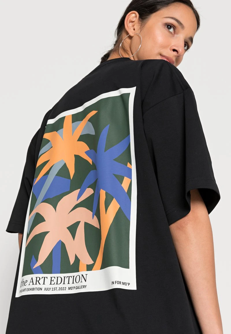 Marc O'Polo Damen DRESS ROUND NECK PRINT AT BACK - Jerseykleid - Black 5 Marc O'Polo Damen DRESS ROUND NECK PRINT AT BACK - Jerseykleid - Black – Bild 5