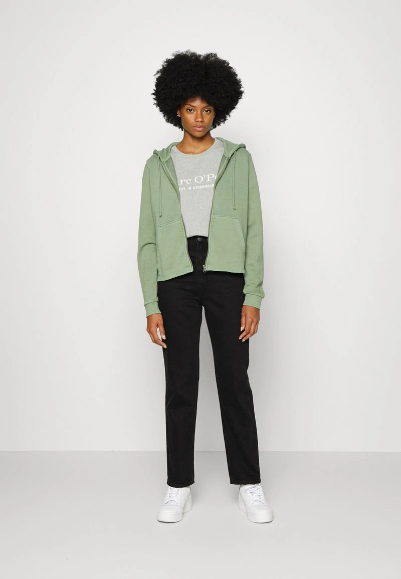 Marc O'Polo Damen Sweatjacke - Breezy Mint 2 Marc O'Polo Damen Sweatjacke - Breezy Mint – Bild 2