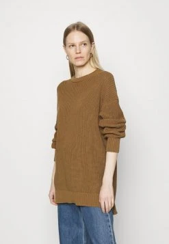 Marc O'Polo LONGSLEEVE ROUND NECK - Strickpullover - Desert Camel | Damen