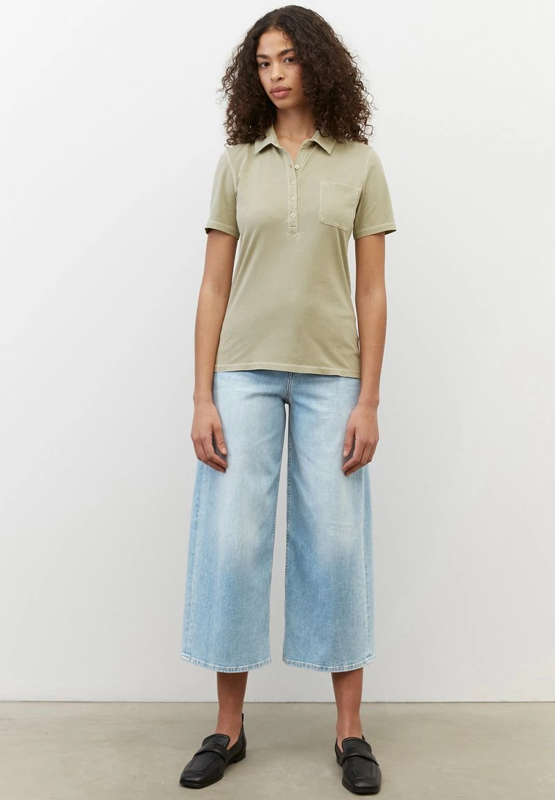 Marc O'Polo Damen Poloshirt - Herbal Steam 4 Marc O'Polo Damen Poloshirt - Herbal Steam – Bild 4