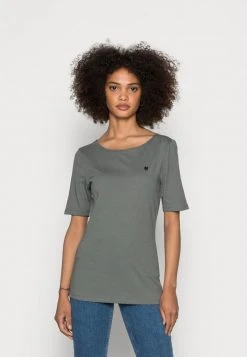 Marc O'Polo SHORT SLEEVE ROUND NECK - T-Shirt Basic - Olive Garden | Damen
