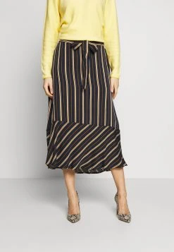 Marc O'Polo Damen SKIRT FEMININE SILHOUTTE - A-Linien-Rock - Multi/ Night Sky