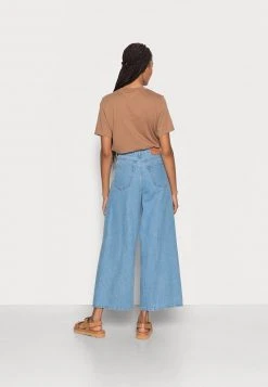 Marc O'Polo TROUSER WIDE FIT CULOTTE LENGTH HIGH WAIST - Flared Jeans - Light Linen Wash | Damen -Marc O'Polo Verkäufe a01a6280a5c44303b6b9b3697756e8fa