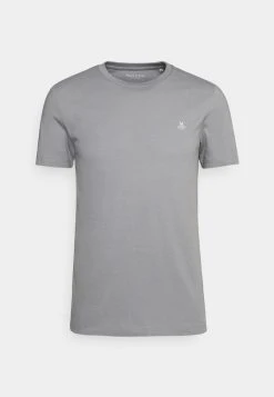 Marc O'Polo SHORT SLEEVE ROUND NECK CHEST - T-Shirt Basic - October Mist | Herren