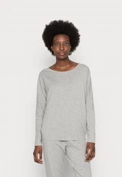 Marc O'Polo LONG SLEEVE BOAT NECK OVERCUT SHOULDER - Sweatshirt - Dried Clay Melange | Damen