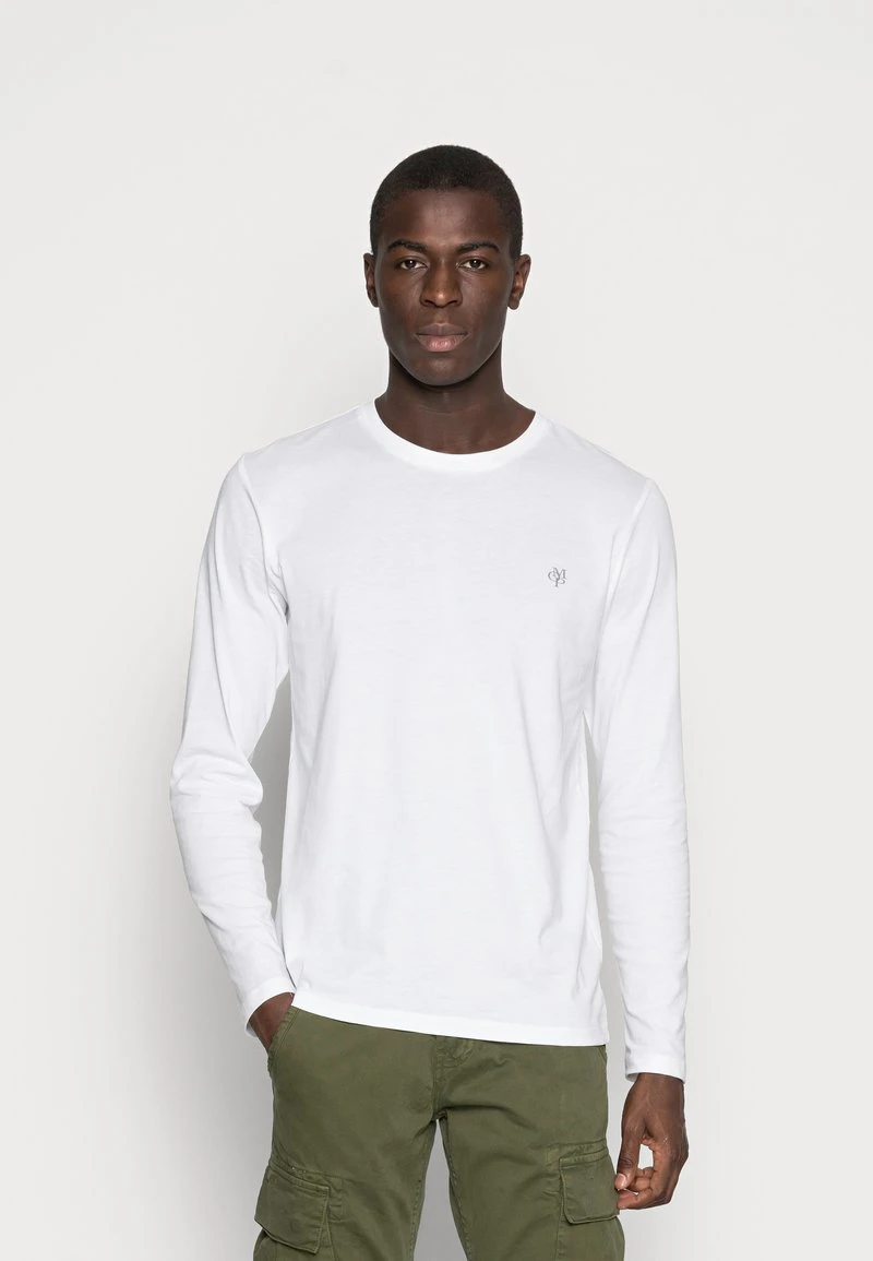 Marc O'Polo Herren LONG SLEEVE ROUND NECK - Langarmshirt - White 1 Marc O'Polo Herren LONG SLEEVE ROUND NECK - Langarmshirt - White