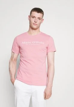 Marc O'Polo SHORT SLEEVE CREW NECK ARTWORK ON CHEST - T-Shirt Print - Elisa Blossom | Herren